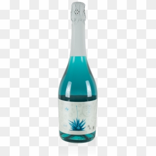 Sparkling Blue Soul - Glass Bottle Clipart