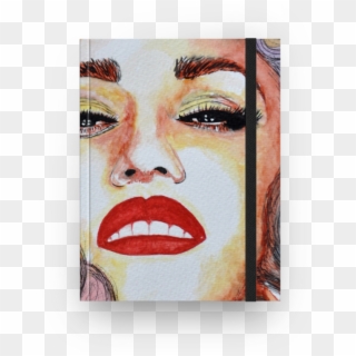 Caderno Gwen Stefani Em Aquarela De Margarete Bomna - Modern Art Clipart