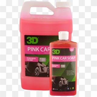 3d Car Care 3d Pink Car Soap , Png Download - 3d Auto Detailing Products Clipart