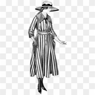 Digital Vintage Dress Fashion Downloads - Fashion Vintage Png Clipart