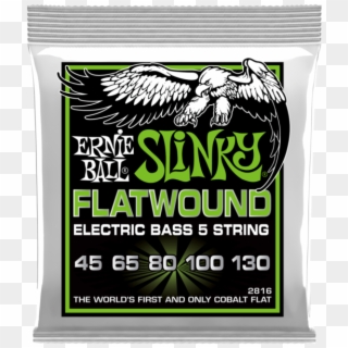 Ernie Ball Regular Slinky Flatwound 5 String Electric - Ernie Ball Clipart
