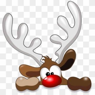Christmas Donations Clip Art - Reindeer Christmas Clipart - Png Download