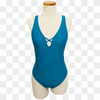 Women's Strappy Front One Piece Swimsuit - Maillot Clipart