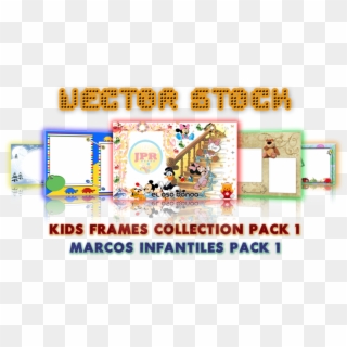 Vector Stock Kids Frames Collection Pack 1 Marcos Infantiles - Fête De La Musique Clipart