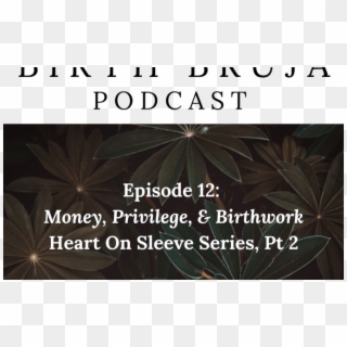 12, Money, Privilege & Birthwork, Heart On Sleeve Series, - Graphic Design Clipart