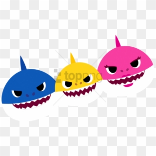 Free Png Baby Shark Png Image With Transparent Background - Baby Shark Pinkfong Png Clipart