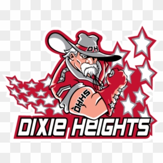 Andy Dalton's Hair - Dixie Heights High School Football Logo Clipart