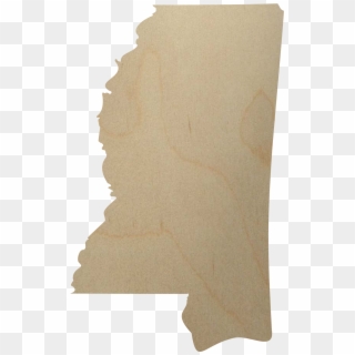Mississippi State Wood Cutout - Mississippi State Cut Out Clipart