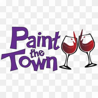 Paint The Town Glasses Purple Trans - Paint The Town Logo Clipart