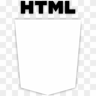 Html5 Logo Black And White - Html5 Png Logo White Clipart