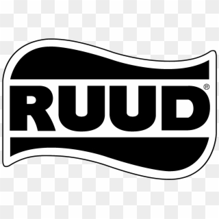 Ruud Logo Black And White - Graphic Design Clipart