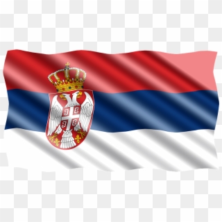 International Flag Serbia - Bandera De Serbia Png Clipart