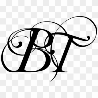 Bt Logo In Png Format - Fancy Calligraphy Letters Cursive Clipart