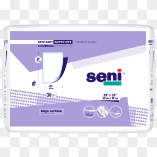 Seni Soft Super Dry Underpads - Seni Soft Super Dry Clipart
