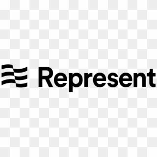 Represent Logo Wordmark Black - Represent Logo Clipart