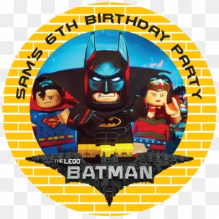 Batman Lego Party Box Stickers - فيلم The Lego Batman Movie Clipart