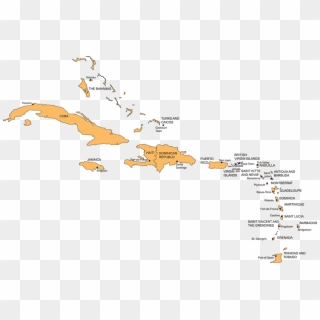 Demographics - Map Of The Caribbean Islands Clipart