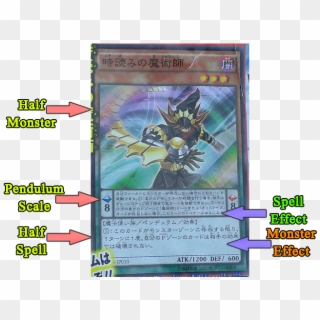 As You Can See They Are Half Monster & Half Spell - Yugioh Pendulum Magician Deck Price Clipart