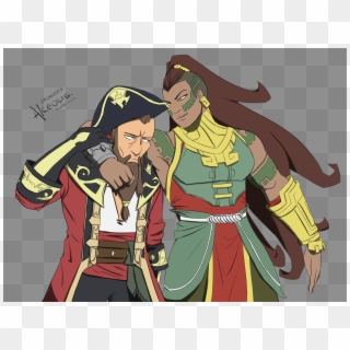 Bruce Was Gone For Two Years Yeah I Don't Think So - Lol Gangplank X Illaoi Clipart