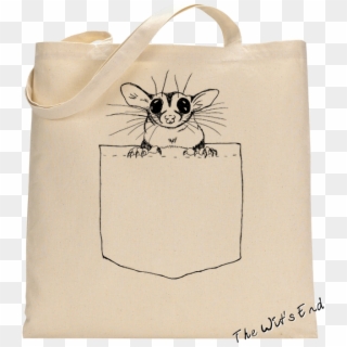 Pocket Glider On Canvas Tote - Canvas Tote Bag Without Gusset Clipart