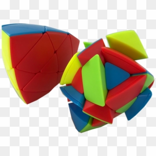 Tetrahedron Twisty Puzzle - Origami Clipart
