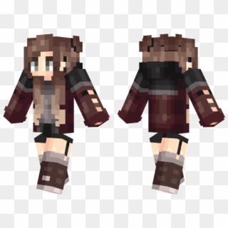 Stormy Eyes Skin For Minecraft Pe - Brown Ombre Hair Minecraft Skin Clipart