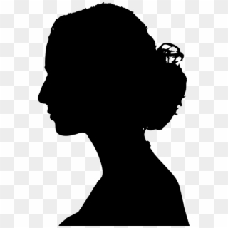 Perfil Feminino Png - Female Head Profile Silhouette Clipart