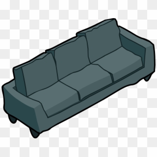 Slab Sofa Icon - Studio Couch Clipart
