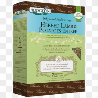 Herbed Lamb & Potatoes - Addiction Dehydrated Dog Food Expiry Clipart