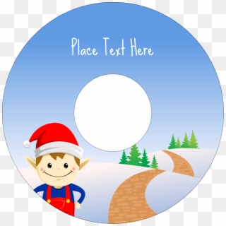 Avery Cd Labels Template 5931 Christmas - Circle Clipart