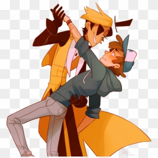 Is This Your First Heart - Bill Cipher Human And Dipper Clipart