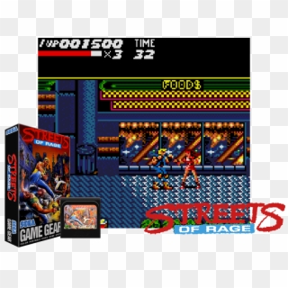 Streets Of Rage Game Gear - Streets Of Rage 2 Clipart
