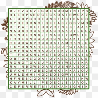 Wild Wordsearch - Oreo Word Search Clipart