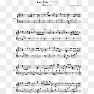 God Eater 2 Ed Sheet Music Composed By Jose Luis S - Valsinha Chico Buarque Partitura Clipart