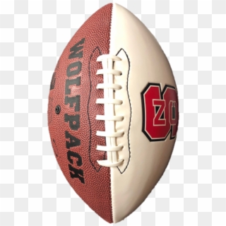 Nc State Wolfpack Logo Block S Autograph Football - Flag Football Clipart
