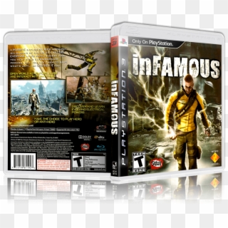 Replacement Ps3 Cover And Case - Infamous Ps3 Clipart