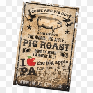 So Go On, Call Ben And Invite Us Along To Your Event - Hog Roast Posters Clipart