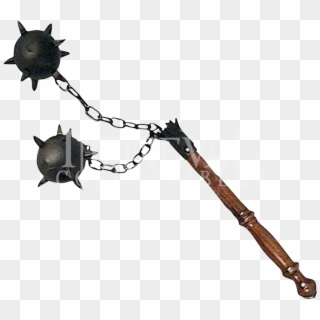 Medieval Flail - Two Headed Flail Clipart