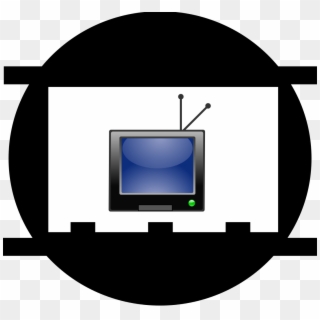 Animation Disc Television - Television Clipart