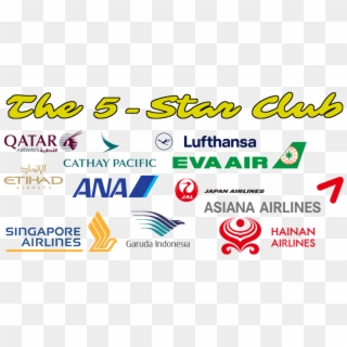 Skytraxx 5-star Airlines - Singapore Airlines Clipart