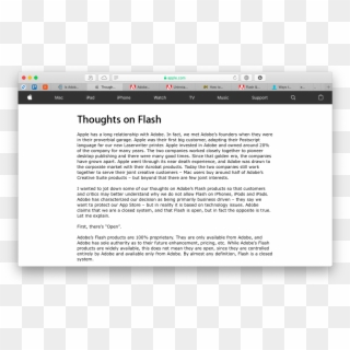 Adobe Flash Steve Jobs - Steve Jobs Quotes Clipart