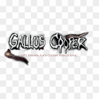 Established Uk-based Alice Cooper Tribute Band 'gallus - Calligraphy Clipart