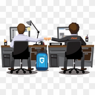 Fully Managed Cpanel Server From Gigenet - Team Work Computer Cartoon Clipart