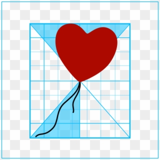 Balloon Logo Mark Alignment - Heart Clipart