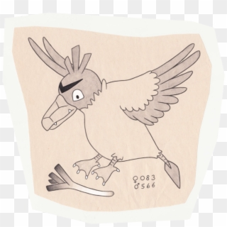 Wild Duck Pokemon - Illustration Clipart