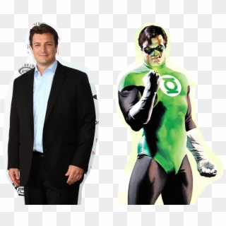 Generali Still Think That Nathan Fillion Is The Perfect - Green Lantern Dc Comic Clipart