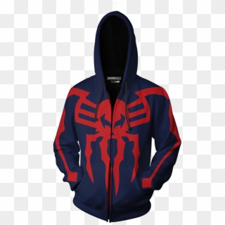 Spider-man 2099 Cosplay Ps4 Zip Up Hoodie Jacket Fullprinted - Devil May Cry Vergil Jacket Clipart
