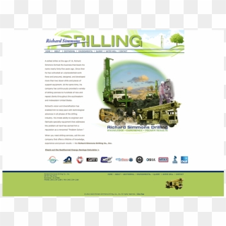 Richard Simmons Drilling Co - Flyer Clipart