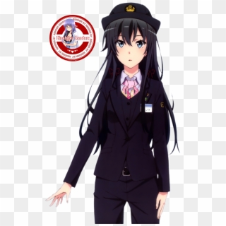 Yukino Yukinoshita Agent Uniform Render Oregairu Render Clipart 3449263 Pikpng - roblox waffen ss uniform