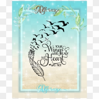 #wingswereready #heartwasnotready #svg #wingssvg #heartsvg - Sympathy Cricut Design Ideas Clipart